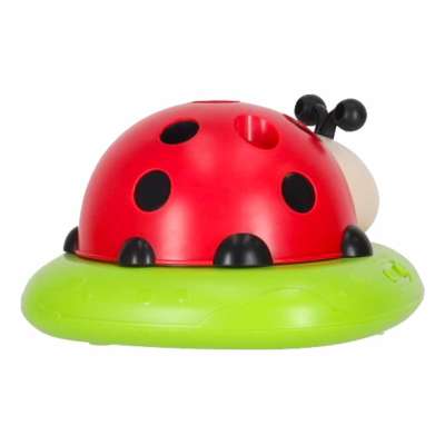 Arcade game for children spinning pole target throwing ladybug 5-in-1