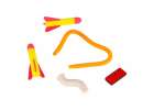 Arcade game for children spinning pole target throwing ladybug 5-in-1 2