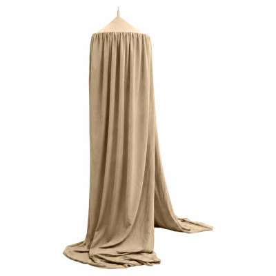 Baby canopy over crib curtain tent tipi hanging beige