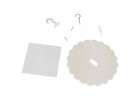 Baby canopy over crib curtain tent tipi hanging dark pink 5
