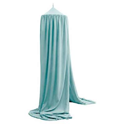 Baby canopy over crib curtain tent tipi hanging green