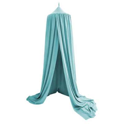 Baby canopy over crib curtain tent tipi hanging green