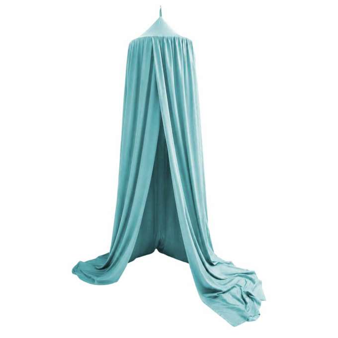 Baby canopy over crib curtain tent tipi hanging green