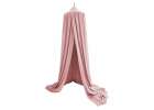Baby canopy over crib curtain tent tipi hanging light pink 3