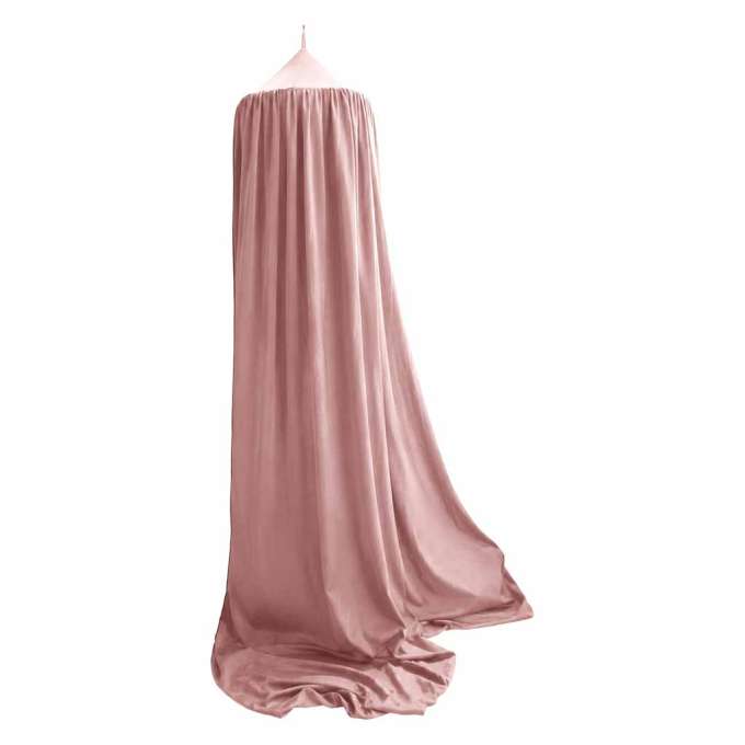 Baby canopy over crib curtain tent tipi hanging light pink