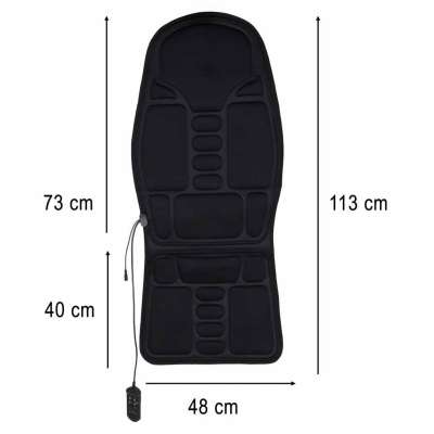Back massager heated massage mat for car seats