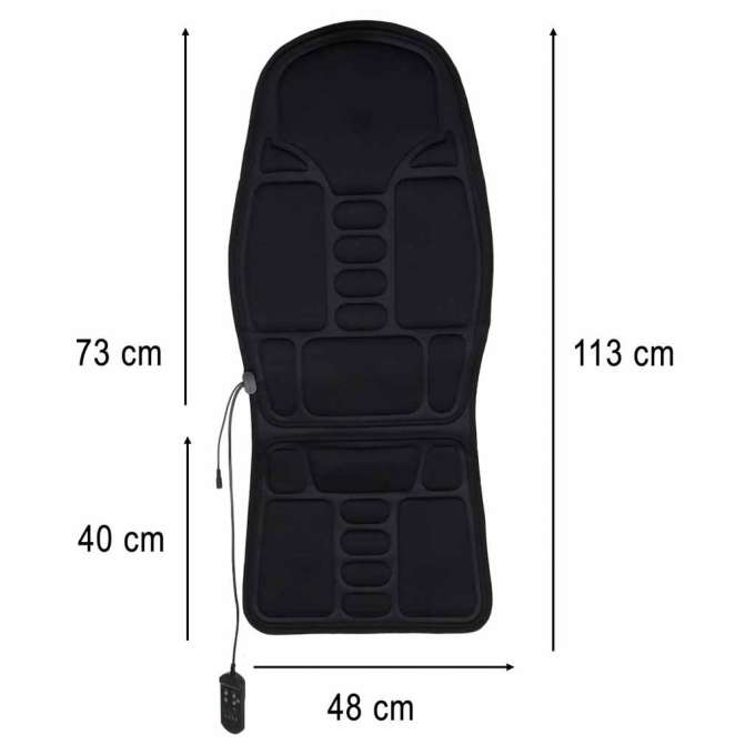 Back massager heated massage mat for car seats