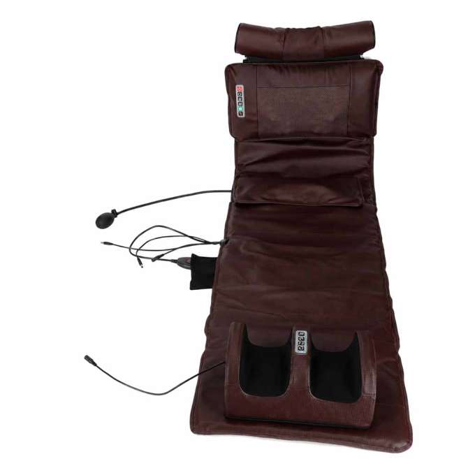 Back massager massage mat with remote control Shiatsu heating leg massage