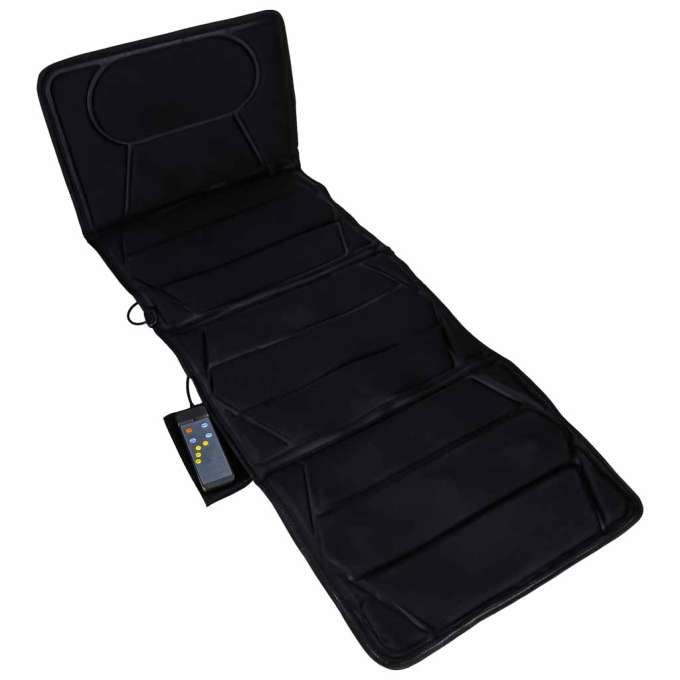Back massager vibrating massage mat with remote control 16 massage points