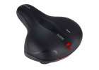Bicycle saddle made of flexible foam with reflectors 2