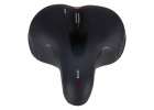 Bicycle saddle made of flexible foam with reflectors 4