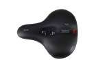 Bicycle saddle made of flexible foam with reflectors 7