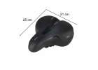 Bicycle saddle made of flexible foam with reflectors 10