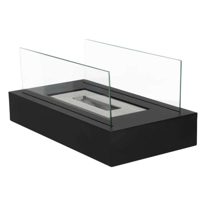 Biofuel stove freestanding tabletop fireplace for smokeless rectangular