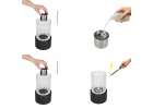 Biofuel stove freestanding tabletop fireplace for smokeless vertical 11