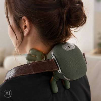 Bionic electric massager USB adjustable belt