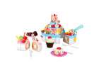 Birthday cake three-story velcro cutting cake music light 117 pieces blue 5