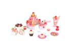 Birthday cake three tier velcro cutting cake music light 117 pieces pink 5