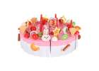 Birthday cake three tier velcro cutting cake music light 75 pieces pink 7