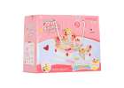 Birthday cake three tier velcro cutting cake music light 75 pieces pink 12