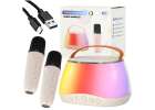 Bluetooth speaker RGB karaoke set 2 USB microphones 1