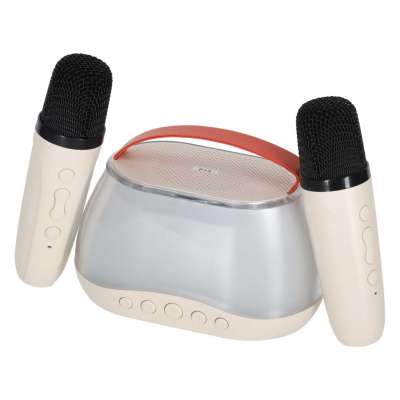 Bluetooth speaker RGB karaoke set 2 USB microphones