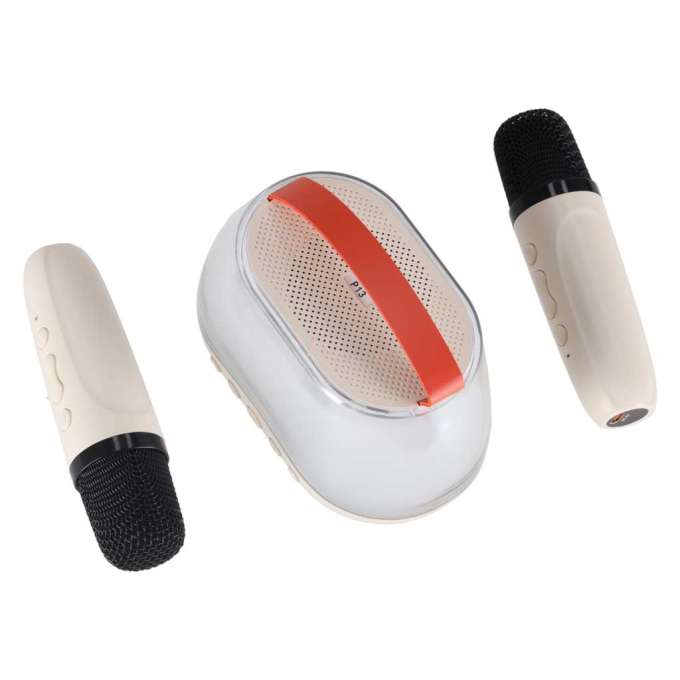 Bluetooth speaker RGB karaoke set 2 USB microphones