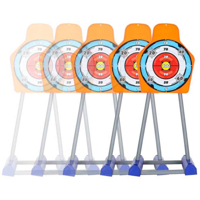 Children's bow arrows moving target archery shooting set