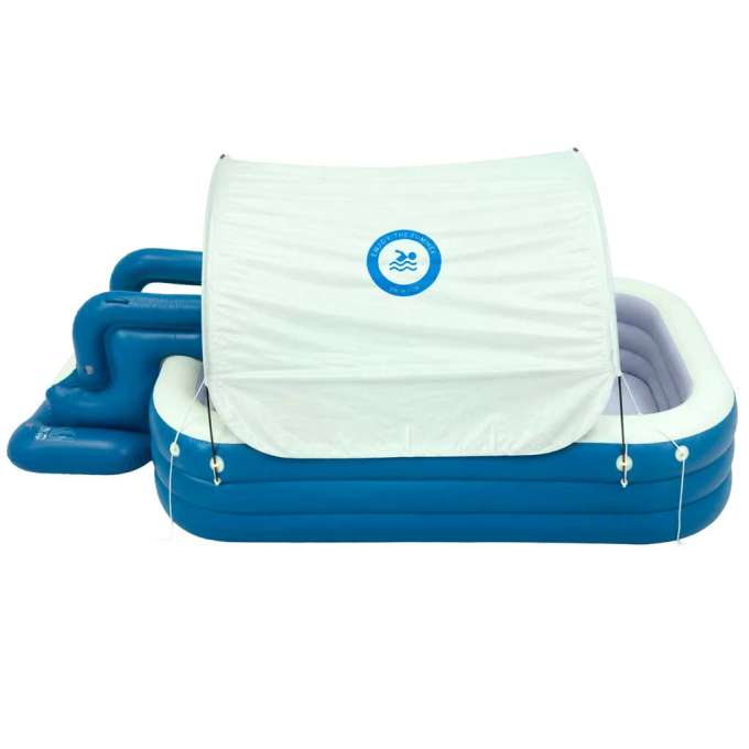 Children's garden pool inflatable slide canopy 260cm