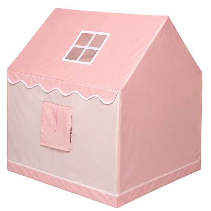 Children's play tent foldable orange for the kids' room