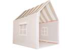 Children's play tent foldable yellow with stripes for the kids' room 16