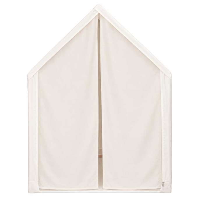 Children's play tent foldable yellow with stripes for the kids' room