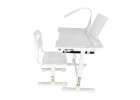 Children's school desk adjustable chair LED lamp USB white 3