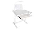Children's school desk adjustable chair LED lamp USB white 4