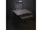Children's school desk adjustable chair LED lamp USB white 10