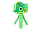 Digital camera for kids on a tripod dinosaur green 3