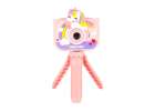 Digital camera for kids on tripod unicorn pink 3