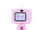 Digital camera for kids on tripod unicorn purple 8