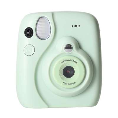 Digital instant camera 16x 128GB cartridges markers green