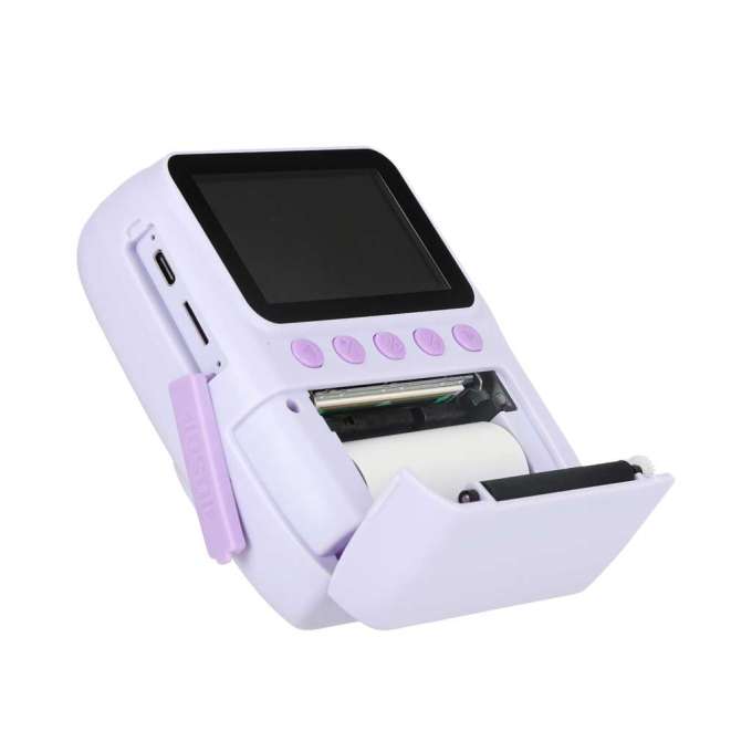 Digital instant camera 16x 128GB cartridges markers purple