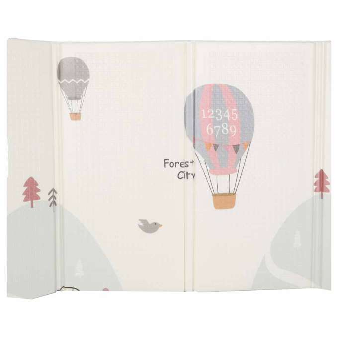 Educational foam mat double-sided foldable 150x200cm balloons street