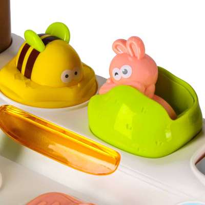 Educational pop-up toy animals lights sound