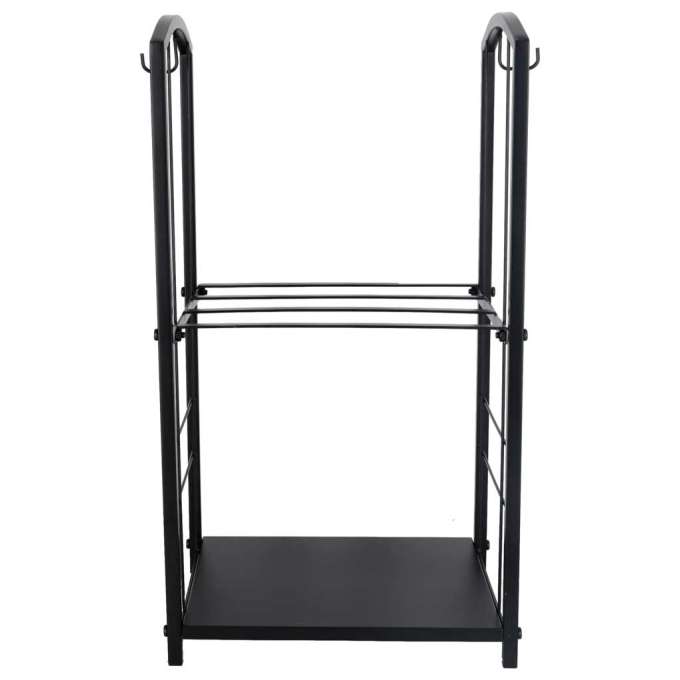 Firewood rack metal shelf fireplace accessories