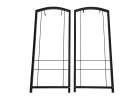 Firewood rack metal shelf fireplace accessories 8