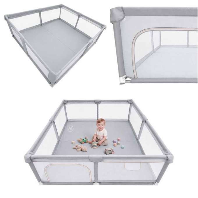 Foldable playpen dry pool children's playground 150x200cm