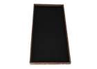Foldable velour ottoman with under-seat storage 76x38x38 cm brown 11