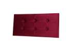Foldable velour ottoman with under-seat storage 76x38x38 cm burgundy 8
