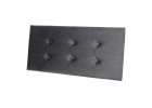 Foldable velour ottoman with under-seat storage 76x38x38 cm gray 8