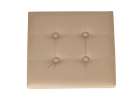 Folding pouf with under-seat storage eco-leather 38x38x36 cm beige 9