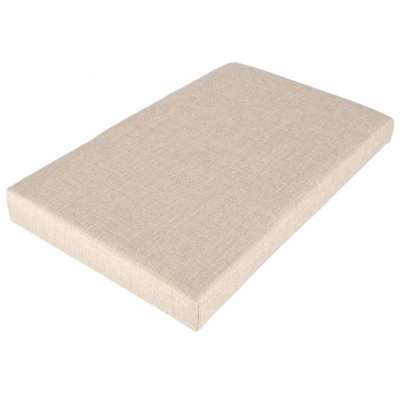 Folding pouffe with storage space 50x31x31cm beige